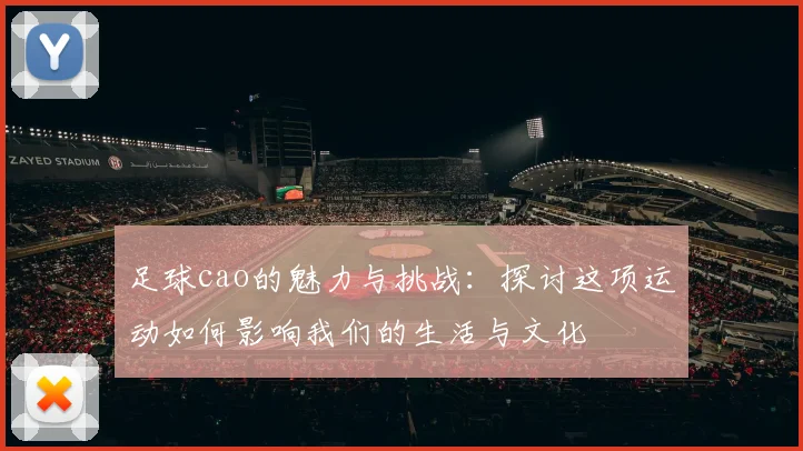 足球cao的魅力与挑战：探讨这项运动如何影响我们的生活与文化